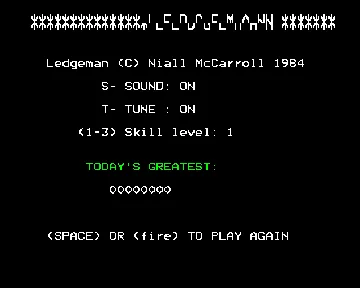 Ledgeman (1984)(McCarroll, Niall)[LEDGMAN] screen shot title